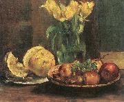 Stillleben mit gelben Tulpen Lovis Corinth